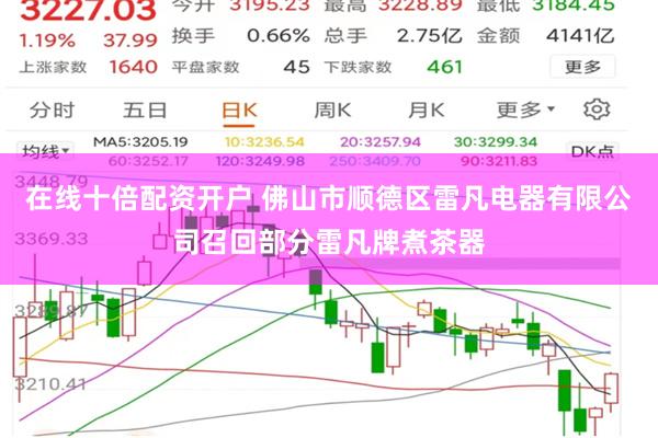 在线十倍配资开户 佛山市顺德区雷凡电器有限公司召回部分雷凡牌煮茶器